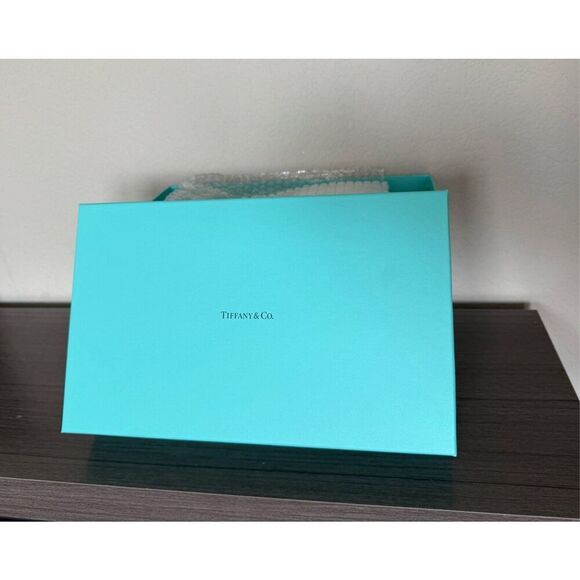 New in Box Tiffany & Co. Crystal Trumpet Champagne Flutes Set of 2 - Picture 5 of 5